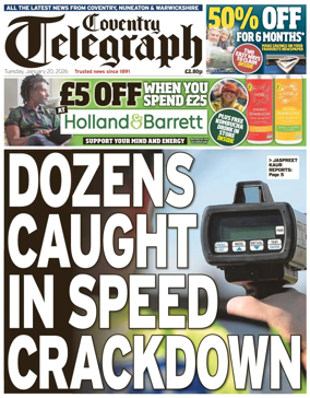 Cover of Coventry Telegraph