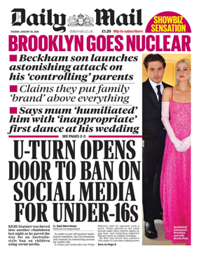 Cover of Daily Mail