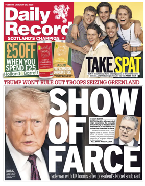Cover of Daily Record