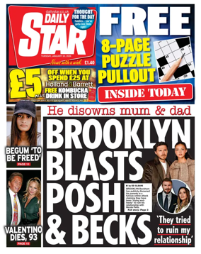 Cover of Daily Star