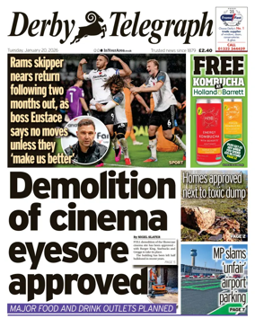 Cover of Derby Telegraph