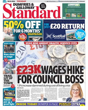 Cover of Dumfries & Galloway Standard