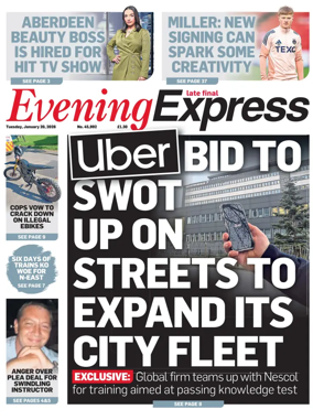 Cover of Evening Express