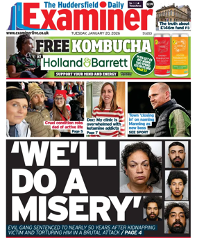 Cover of Huddersfield Daily Examiner