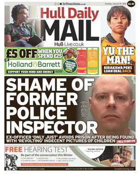 Cover of Hull Daily Mail