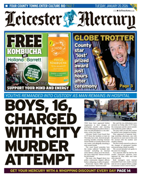 Cover of Leicester Mercury