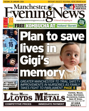 Cover of Manchester Evening News