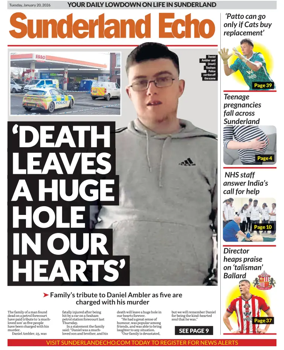 Cover of Sunderland Echo
