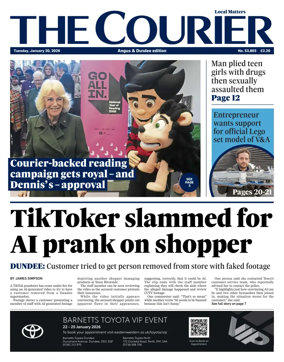 Cover of The Courier & Advertiser (Angus and Dundee)