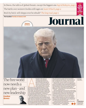 Cover of The Guardian e-paper Journal