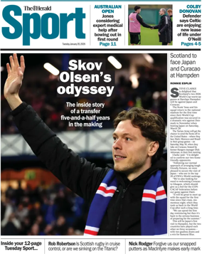 Cover of Herald Sport