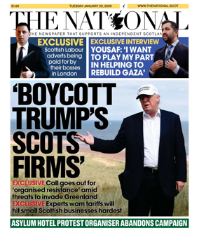 Cover of The National (Scotland)