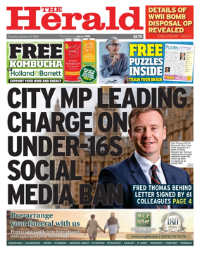 Cover of The Plymouth Herald