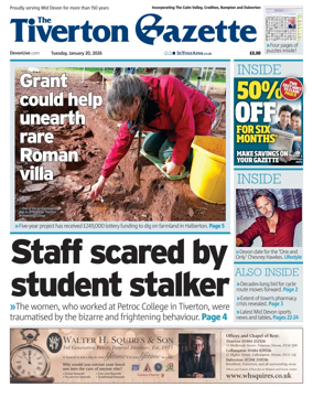 Cover of The Tiverton Gazette