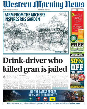 Cover of Western Morning News