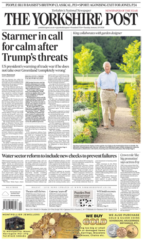 Cover of Yorkshire Post