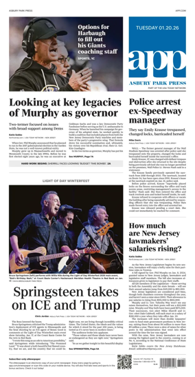 Cover of Asbury Park Press