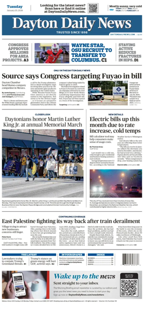 Cover of Dayton Daily News
