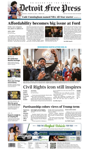 Cover of Detroit Free Press