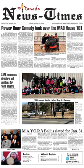 Cover of El Dorado News-Times (VCID - Camden News)