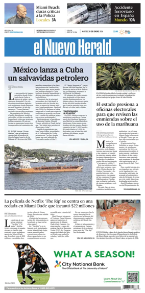 Cover of El Nuevo Herald