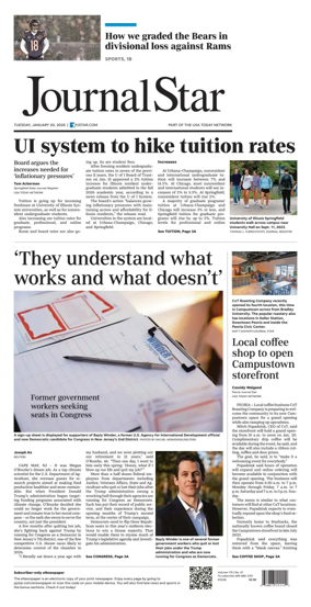 Cover of Journal Star (Peoria)