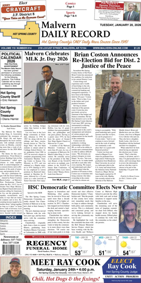 Cover of Malvern Daily Record