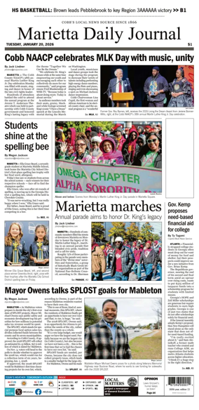 Cover of Marietta Daily Journal