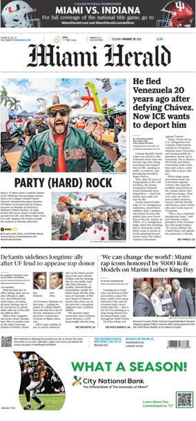 Cover of Miami Herald