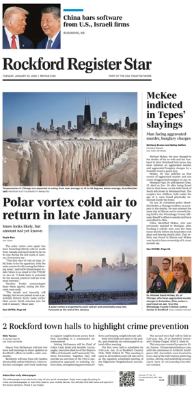 Cover of Rockford Register Star