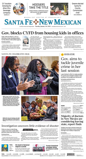 Cover of Santa Fe New Mexican