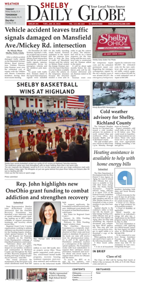 Cover of Shelby Daily Globe