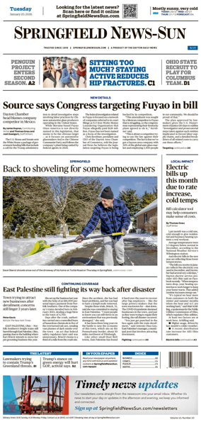 Cover of Springfield News-Sun