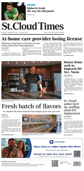 Cover of St. Cloud Times