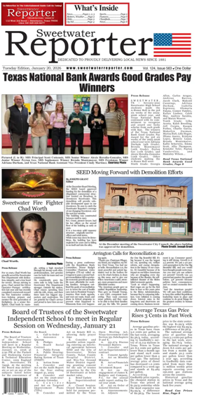 Cover of Sweetwater Reporter