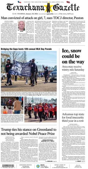 Cover of Texarkana Gazette