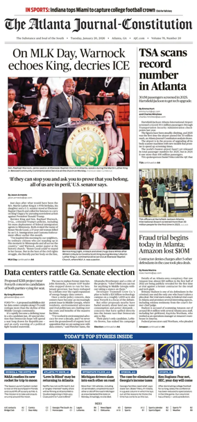 Cover of The Atlanta Journal-Constitution