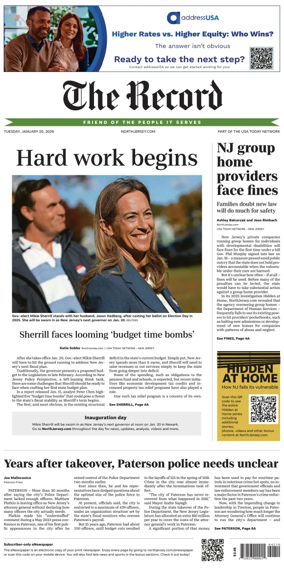 Cover of The Bergen Record