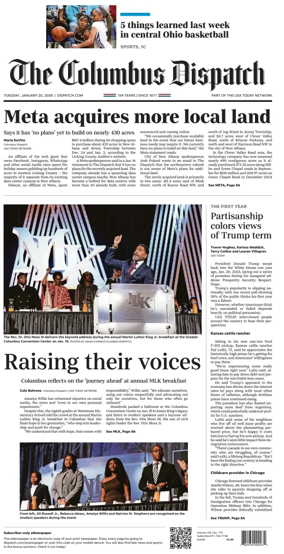 Cover of The Columbus Dispatch