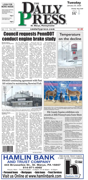 Cover of The Daily Press