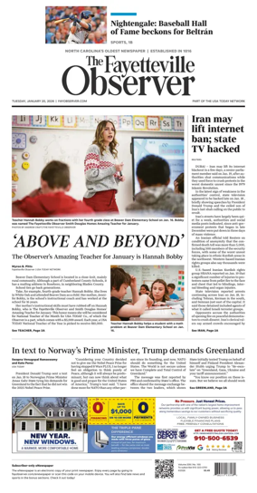 Cover of The Fayetteville Observer