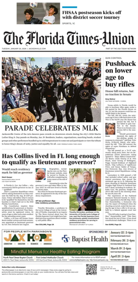 Cover of The Florida Times-Union