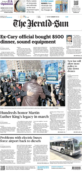 Cover of The Herald Sun