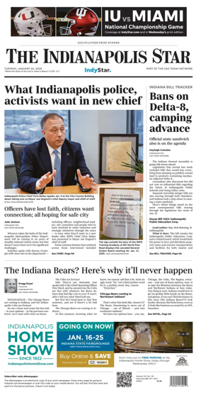 Cover of The Indianapolis Star