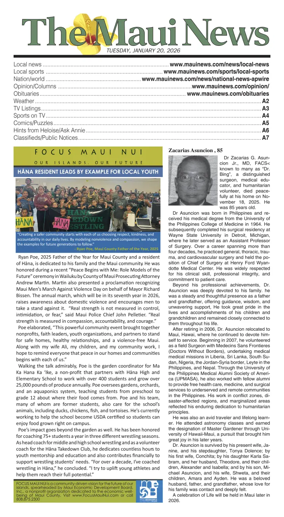 Cover of The Maui News