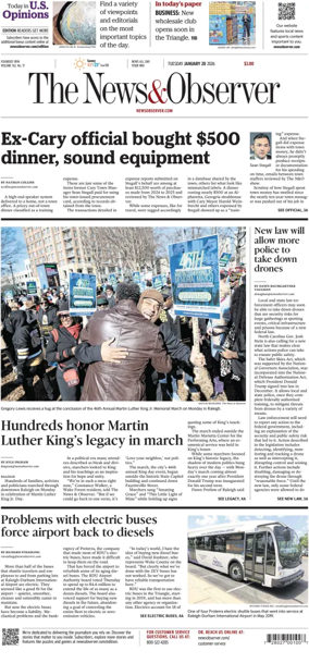 Cover of The News & Observer