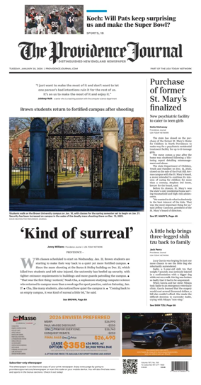 Cover of The Providence Journal