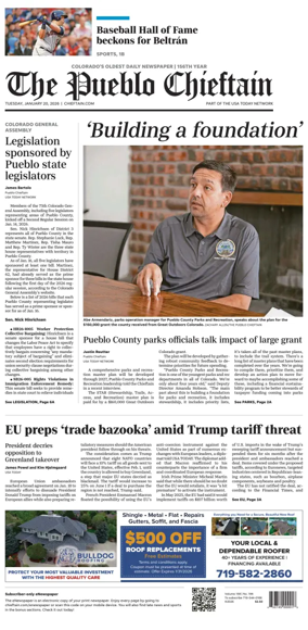 Cover of The Pueblo Chieftain