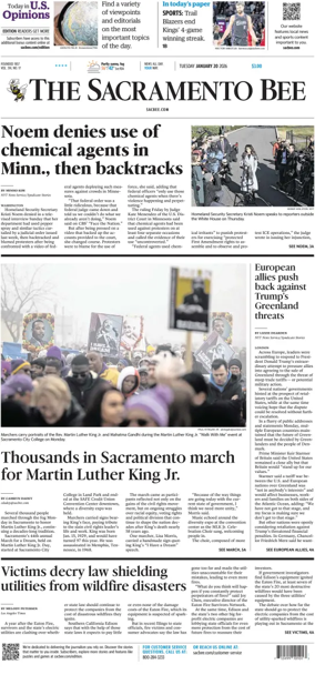 Cover of The Sacramento Bee