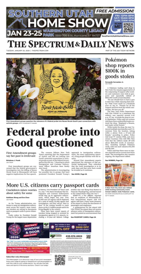 Cover of The Spectrum & Daily News